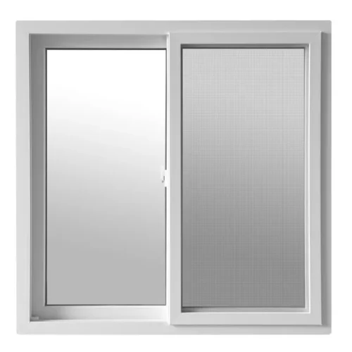 PVC Corredera 121x100 cm Vidrio Monolítico Blanco